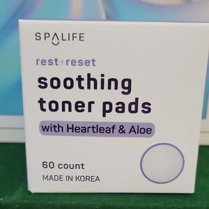 Spa Life Aloe and Heartleaf Soothing 60 Toner Pads New Sealed Box